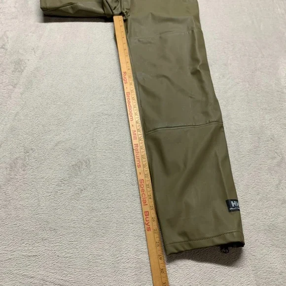 NWT New Helly Hansen Impertech Reinforced Waist Pant Men's S Green/Brown